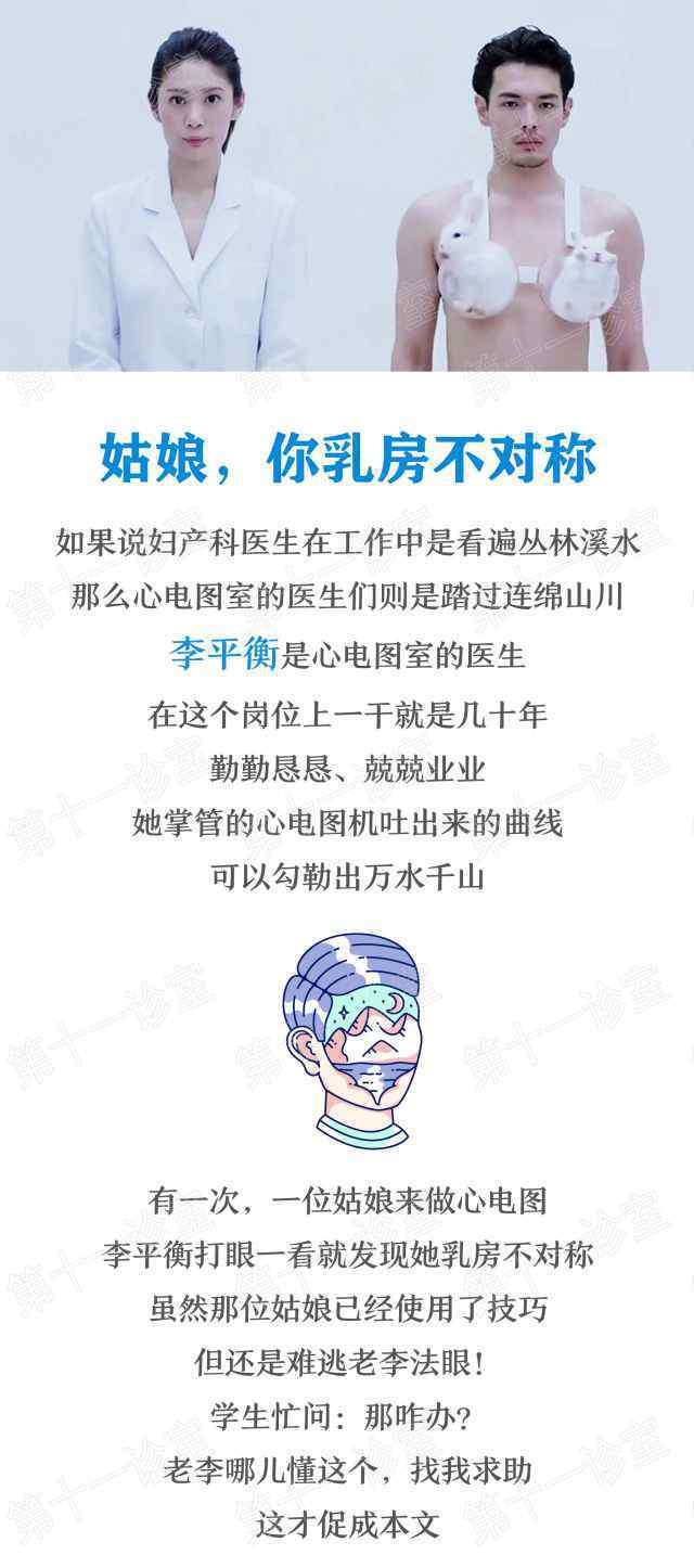 乳房不对称 乳房不对称，可能是这些疾病