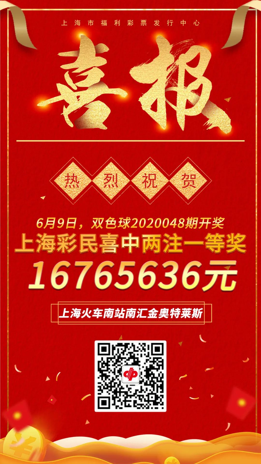双色球大奖 接二连三！上海彩民开启双色球大奖模式，这次中了1676万！