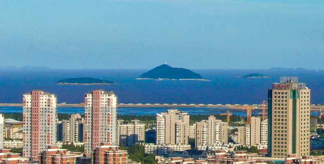 城市沙滩 大金山岛、城市沙滩、围填海项目...金山这片海的奇幻之旅来了