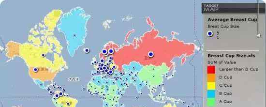 世界胸部大小排行出炉：中国垫底，哪个国家最大？