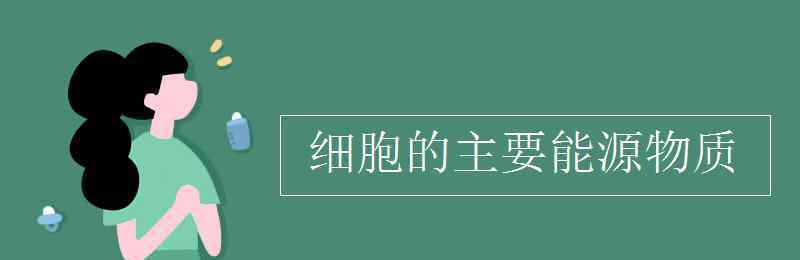 主要能源物质 细胞的主要能源物质