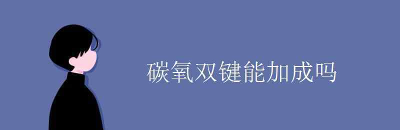 碳氧双键能加成吗 碳氧双键能加成吗