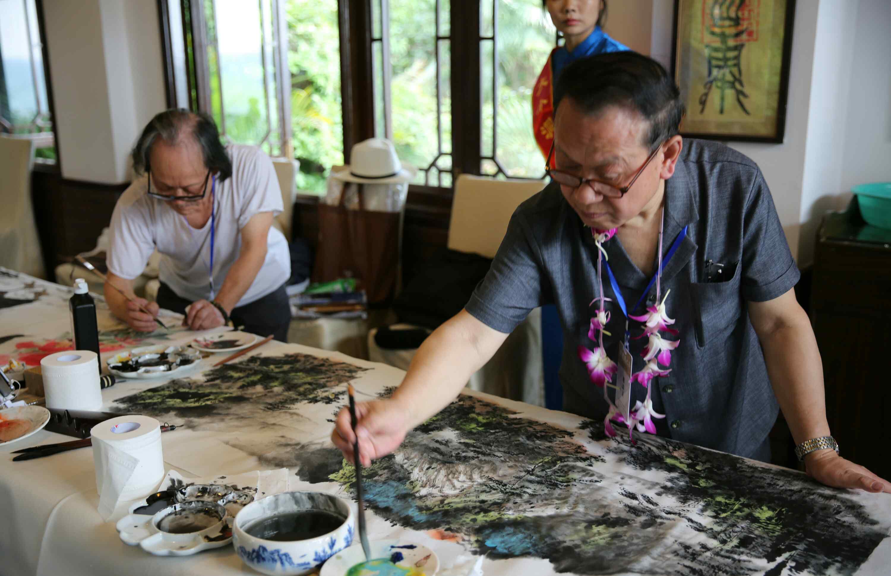 羊慧明 酔墨得天趣 明心见真性--巴蜀画派艺术实力派山水画家陈大醉运光作品赏析