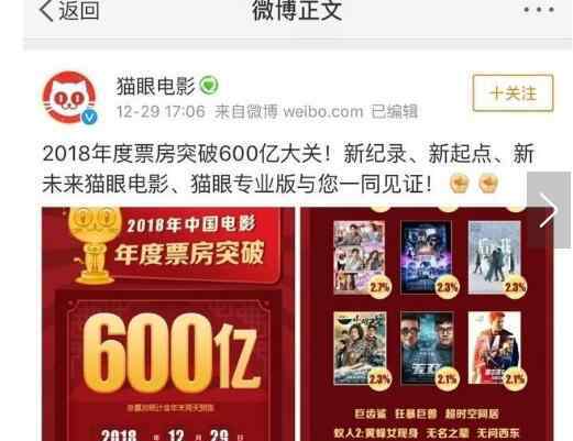 电影票房破600亿 超燃的!电影票房破600亿都有哪些电影入局?这几部没看过你就out了