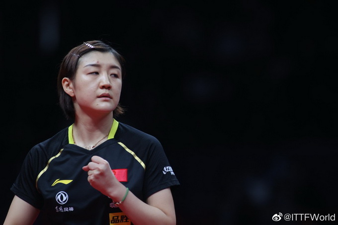 陈梦获国际乒联总决赛女单四连冠：现在最大的对手就是自己