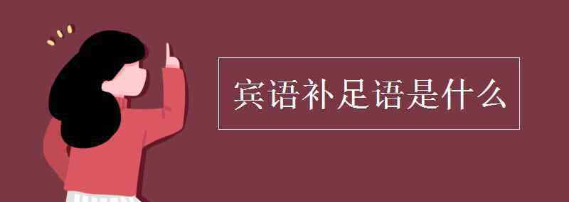 宾语补足语 宾语补足语是什么