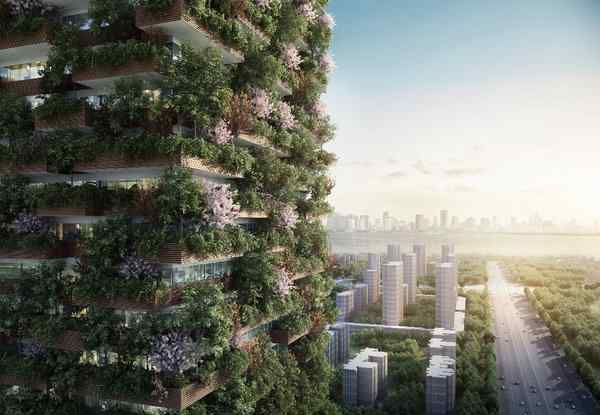 垂直森林 博埃里中国首个垂直森林项目在建中 -- 南京垂直森林