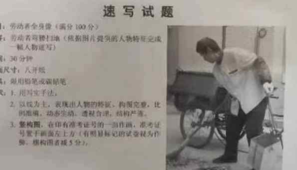 美术试卷 2020北京美术联考考题公布
