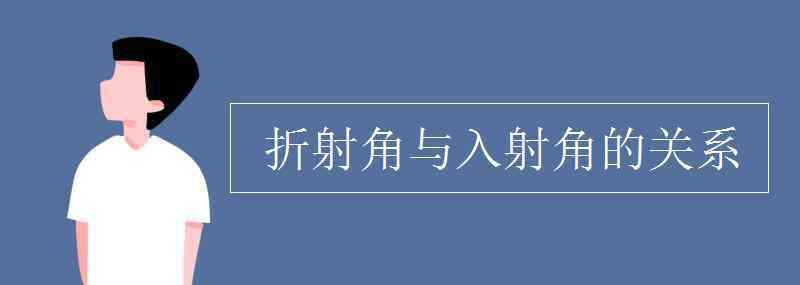 折射率和折射角的关系 折射角与入射角的关系