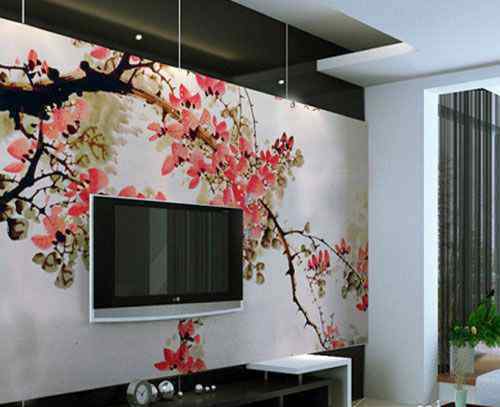 山水画背景墙 让房间充满韵味 10幅中国风山水画背景墙
