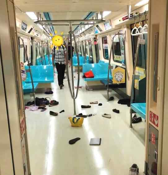 眼泪流下 现场惨不忍睹！台北地铁发生骚乱 知道真相后眼泪流下来：竟是老鼠闹的