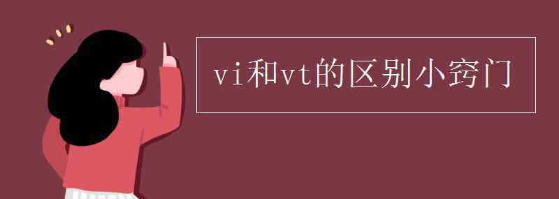 vi和vt vi和vt的区别小窍门