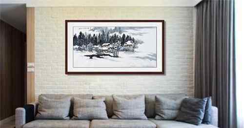 沙发背景墙挂什么画好 客厅沙发后面墙上挂什么画好   沙发靠墙挂画的益处