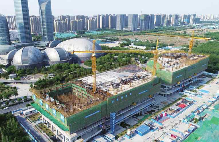科技馆新馆 山东省科技馆新馆封顶 2020年6月竣工