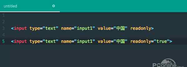 input不可编辑 HTML中让表单input不可编辑的方法