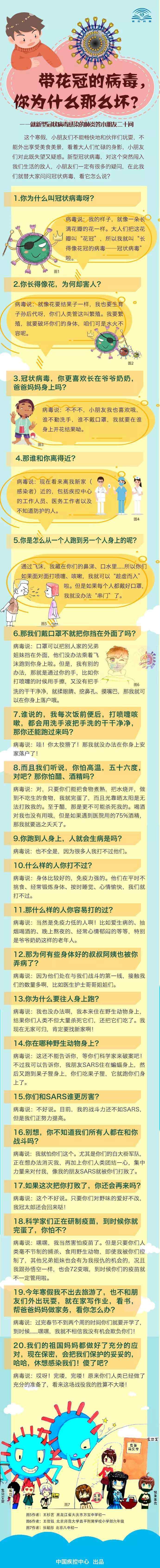 孩子孩子为何你这么坏 孩子都能看得懂！带花冠的病毒，你为什么那么坏？