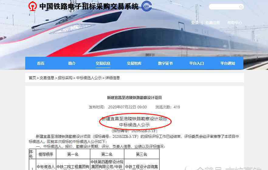 郑渝铁路最新消息 未来已来！渝宜高铁又有新消息，沿江高铁开始“第三步征程”