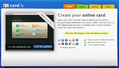 网络名片 Card.ly：你的网络在线名片