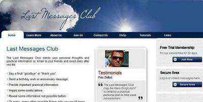 遗言网站 LastMessagesClub.co.uk：遗言俱乐部