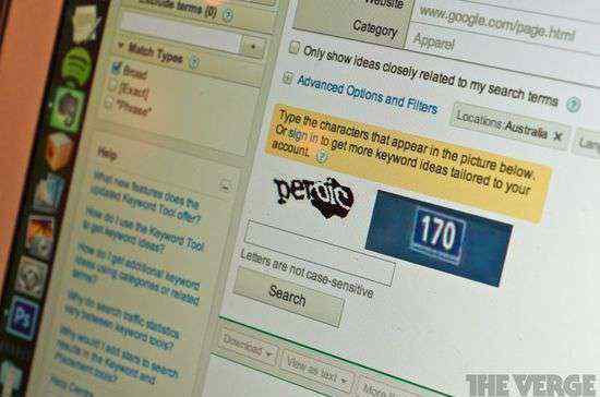 谷歌验证码 谷歌推出reCaptchas：无需再输入验证码