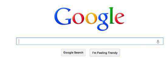 谷歌手气不错 谷歌改“手气不错”按钮为“时髦搜索”