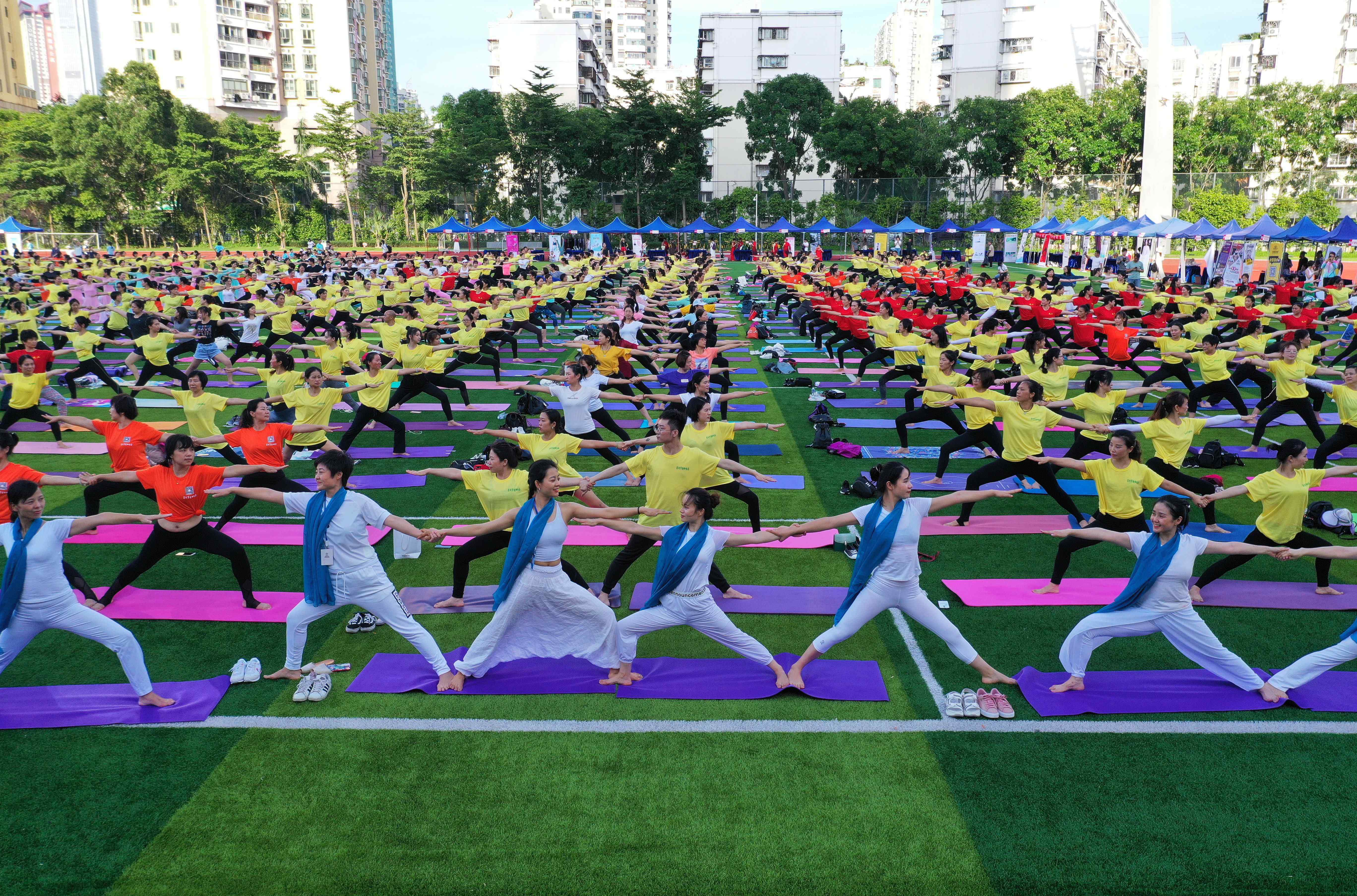 福田瑜伽 2019深圳第五届国际瑜伽节、我们来啦！