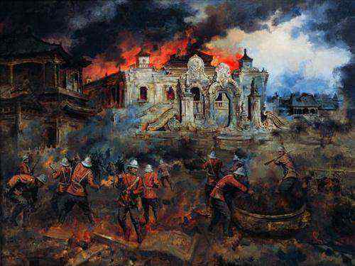 1860年洗劫和烧毁圆明园的是 1860年洗劫和烧毁圆明园的是，英法联军！