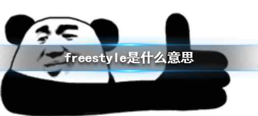 有freestyle什么意思 freestyle是什么意思什么梗？ freestyle表情包走一波