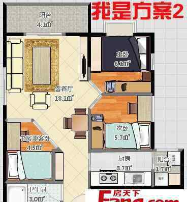 小户型改造 50㎡小户型的五大改造方案 小户型改造有窍门