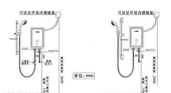 电热水器安装 电热水器安装图及安装步骤 电热水器使用注意事项