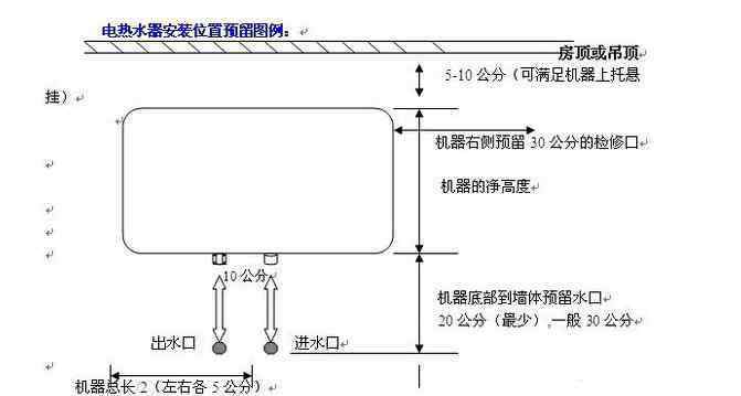 电热水器安装 电热水器安装图及安装步骤 电热水器使用注意事项