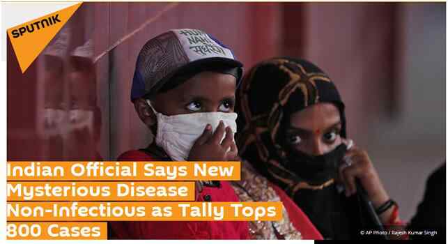 印度超800人患不明原因“怪病”：病人双眼灼热后呕吐晕倒 儿童更易感染