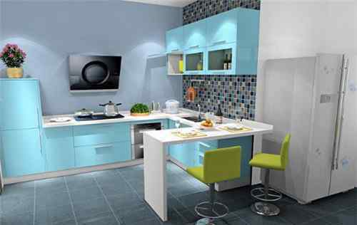 厨房吧台装修效果图 厨房带吧台如何设计  厨房带吧台装修效果图赏析