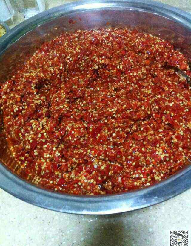 小米辣椒酱的做法 辣椒酱的腌制步骤教程图解