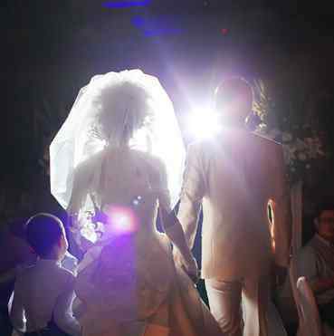 程雷婚礼 上海主持人陈雷结婚图片