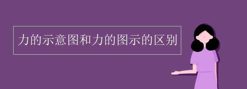 力的示意图和力的图示的区别 力的示意图和力的图示的区别