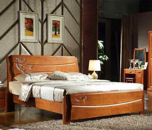 双人床实木 双人床实木床如何挑选 双人床实木床尺寸一般是多少