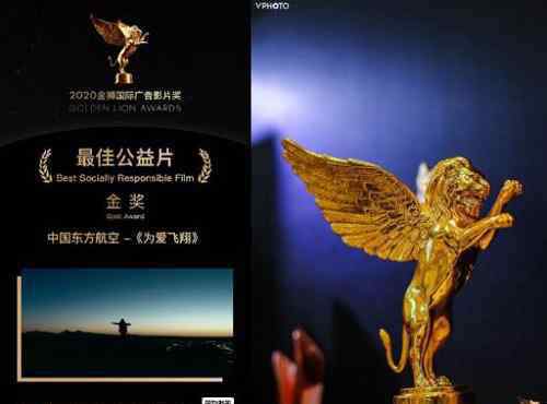 金狮国际 2020金狮国际广告影片奖揭晓，东航《为爱飞翔》斩获5项大奖
