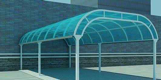 阳光板雨棚 阳光板雨棚能用几年