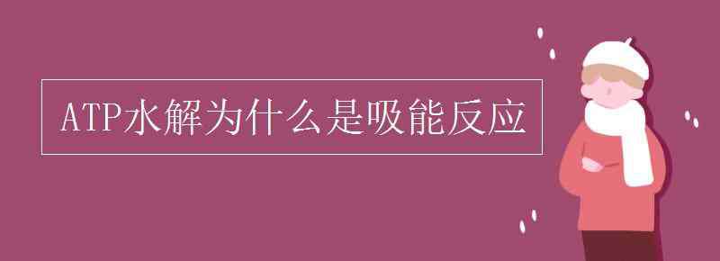 ATP水解 ATP水解为什么是吸能反应