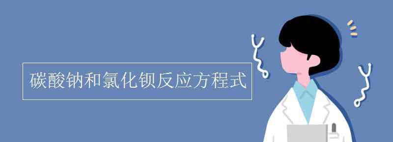 碳酸钠与氯化钡反应方程式 碳酸钠和氯化钡反应方程式