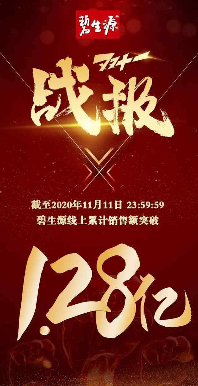 碧生源官方旗舰店 1.28亿！碧生源打造双十一健康盛宴 瘦身C位好物全网热销