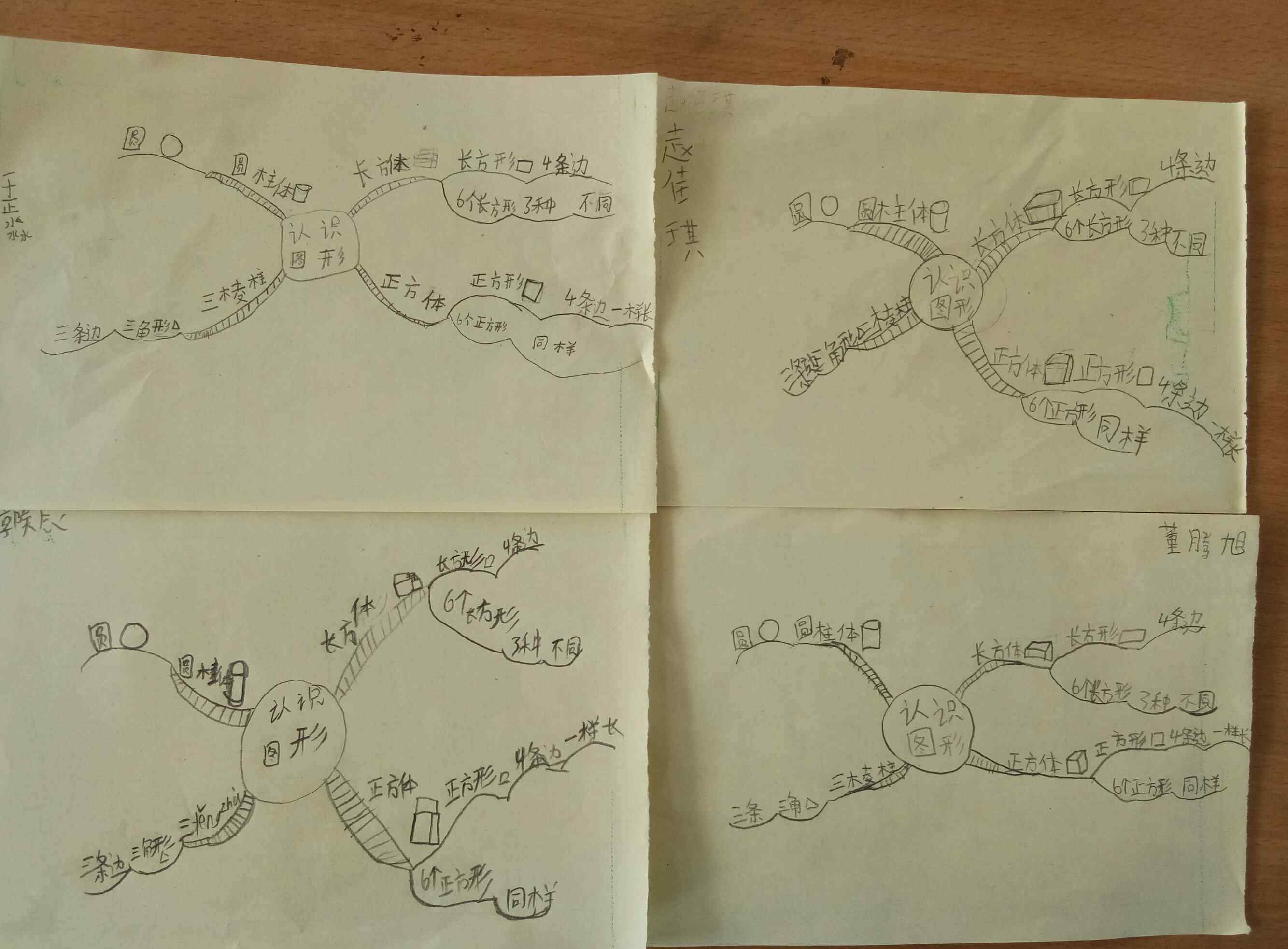 一年级简单思维导图 一年级学生的思维导图