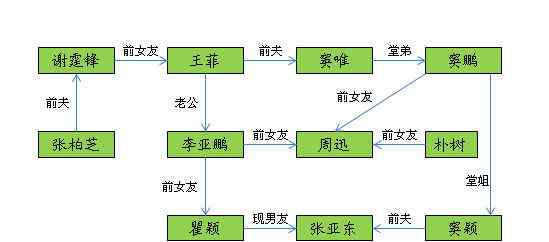 张柏芝和李亚鹏 张柏芝和李亚鹏什幺关系 王菲张柏芝李亚鹏关系图