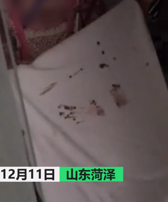 男子酒店洗澡后发现浴巾沾满血迹 服务人员：它叠好了我没看到