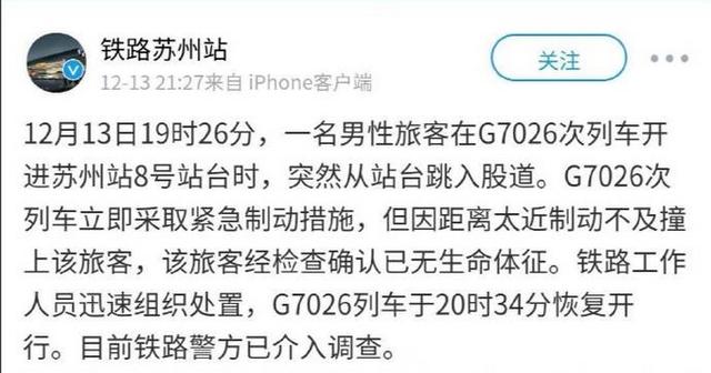 男子突然跳入高铁轨道被碾身亡是怎么回事？具体详情是什么? 事件详细经过！