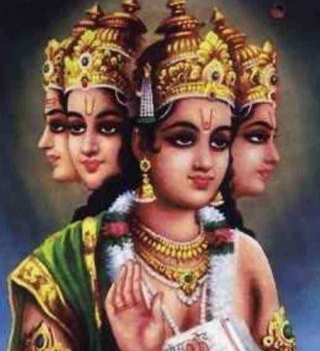 印度教三大主神 印度教三大主神 其中一神五头被砍为四头！