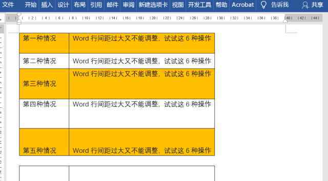 word行间距 Word行间距过大又不能调整，试试这6种操作