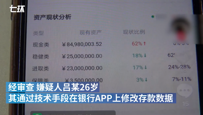 男子通过技术手段将存款余额改为上千万 冒充富二代诈骗被刑拘