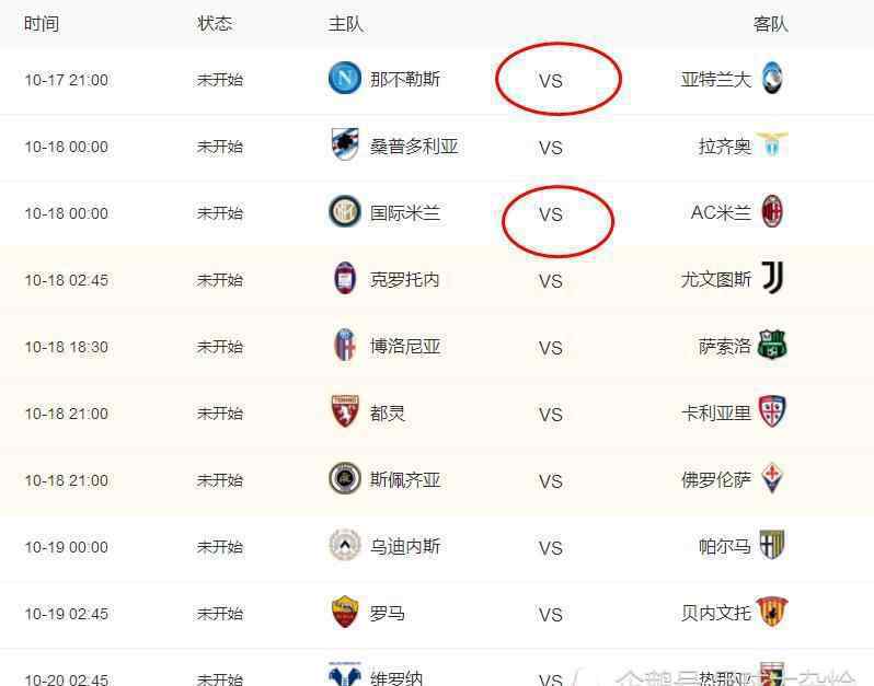 国米vs尤文 意甲第四轮前瞻：那不勒斯PK领头羊，国米VS米兰，尤文客战升班马！